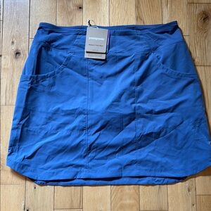NWT Patagonia Women’s Tech Skort, Current Blue, LG